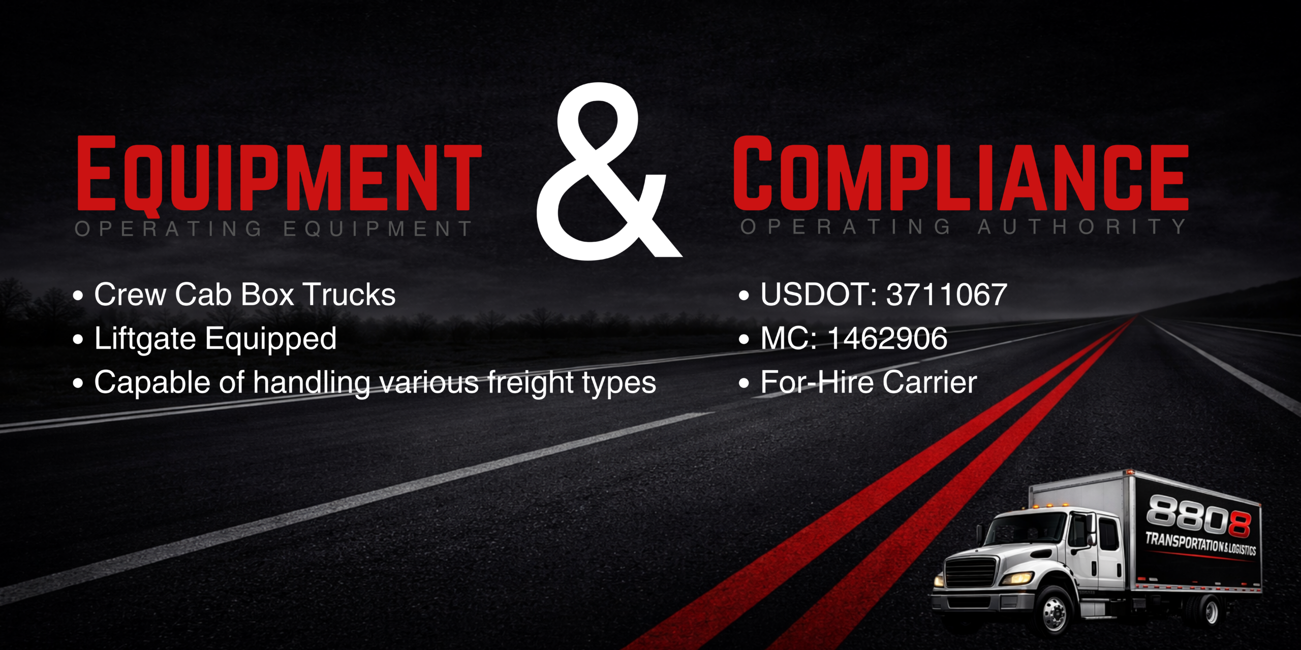 Box truck on the road (EightyEight08 Transportation and Logistics)