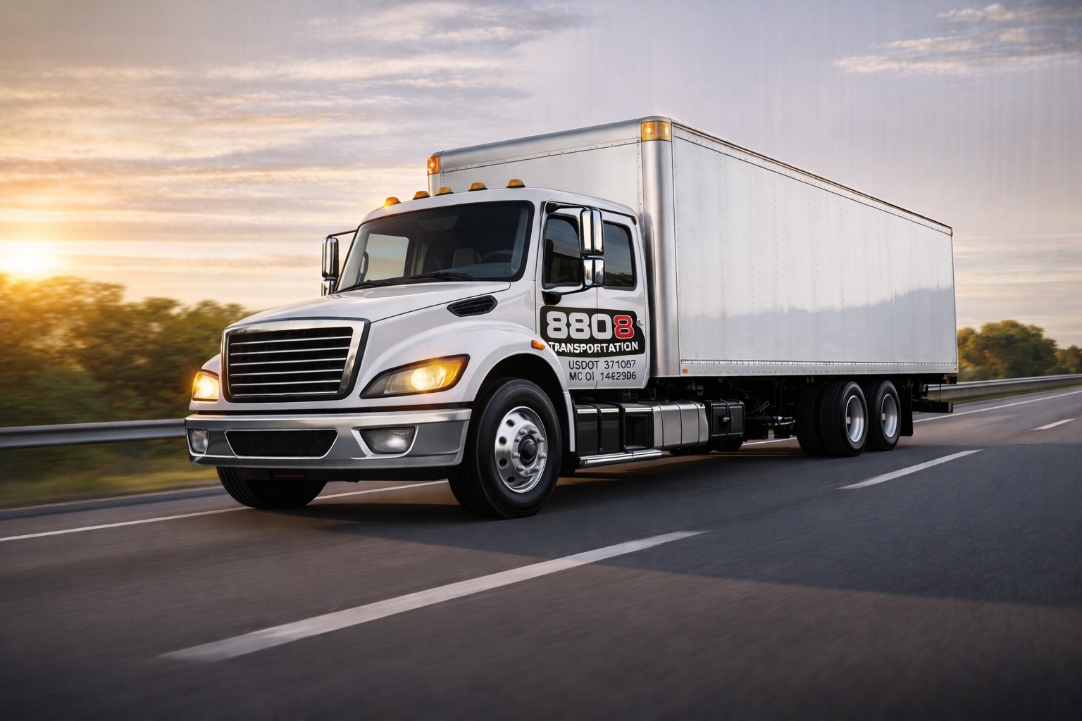 EightyEight08 Transportation and Logistics box truck
